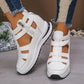 🏖️Summer Hot Sale 49% OFF🌼Women's Fashion Breathable Wedge Sandals with Side Zipper Closure