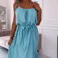💕What should I wear tomorrow?💕Women's Solid Color Loose-Fit Dress