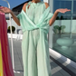 Halter-Neck & Wide-Leg Jumpsuit