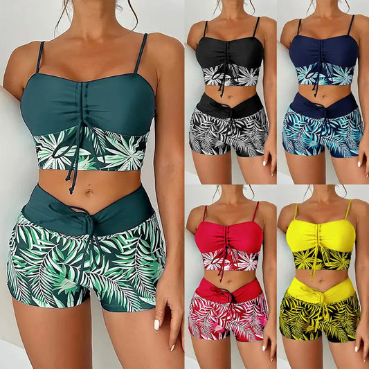 Women’s Printed Two-Piece Swimsuit🌙 Free £15 Moon & Star Necklace with order! 🎁