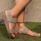 Women's Non-Slip Casual Sandals with Wide Elastic Straps 