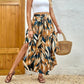 Women's Irregular Print Skirt