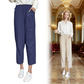 Women's Casual Straight Cropped Pants
