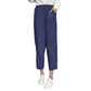 Women's Casual Straight Cropped Pants