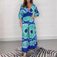 Tie-Dye Printed Wide Leg Jumpsuit