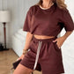 Women’s Stylish Top Shorts 2-Piece Set