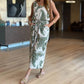 Women's Casual Sleeveless Printed Jumpsuit