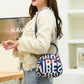 Women's Fashionable Print Crossbody Bag