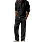 Men's Casual Breathable Shirt and Pants Set