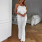 Sleeveless Layered Ruffle Detail Jumpsuit