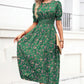 Women’s Floral Puff Sleeve Dress