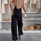 Women's Elegant Sleeveless Tops ＆ Wide-Leg Pants 2-Piece Set