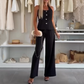 Women's Elegant Sleeveless Tops ＆ Wide-Leg Pants 2-Piece Set