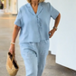 Women's Casual Top & Pants 2-Piece Set