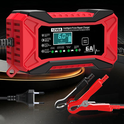 ⏳Time-limited Special⏰Smart Battery Charger for Car & Motorcycle