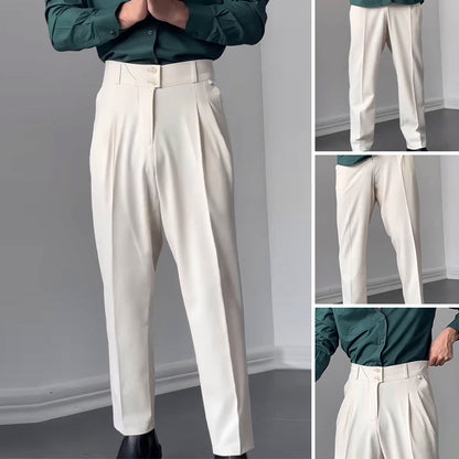 Men’s Classic Pleated Dress Pants