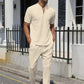 Men’s Summer Quarter-Zip Tracksuit Set