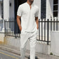 Men’s Summer Quarter-Zip Tracksuit Set