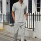 Men’s Summer Quarter-Zip Tracksuit Set