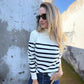 💥Hot Sale🔥Women's Striped Knit Sweater