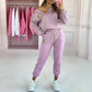Stylish Hoodie Cropped Pants 2-Piece Set