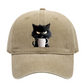 Cute Black Cat Vintage Baseball Cap