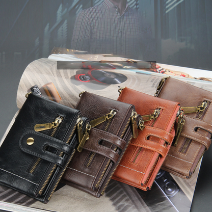 Men's Large Capacity Wallet with Chain