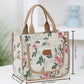 Floral Print Lunch Bag for Women