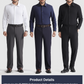 👑Fliwos Men's TriProof Stretch Iron-free Shirts