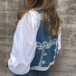 Women's Vintage Button-Front Embroidered Vest