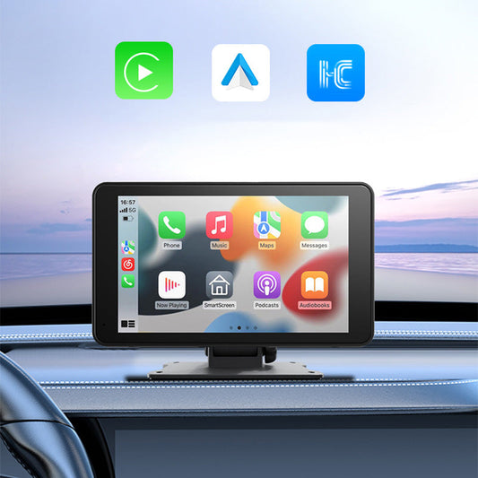 2025 Newest Portable Carplay Screen-Wide-Compatibility Multi-Device Car Infotainment System