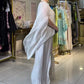 Elegant Flowy Set - Irregular Top & Wide-Leg Pants