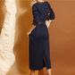 Fashion V-Neck Long Sleeve Top & Skirt Set