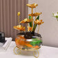 🔥2025 Hot sale 🔥Creative luxury ornament in the shape of an aquarium with lotus