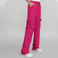 Women's Fashion Solid Color Cargo Pants