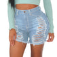 Women’s Sexy Ripped Distressed Denim Shorts