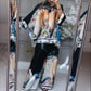 ✨ Printed 2-Piece Set: Loose Shirt + Wide-Leg Pants, Comfortable & Stylish