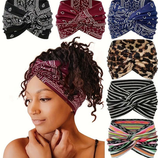 Elastic Wide Headband for Women