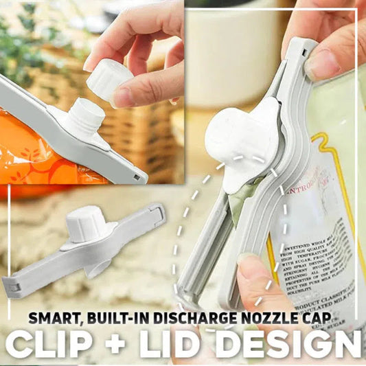 ✨Buy 2 get 8 free🔥Bag Sealing Clip with Pour Spout