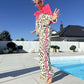 Women's Leopard Long-Sleeve Tops ＆ Wide-Leg Pants 2-Piece Set