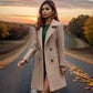 Women's Classic Mid-Length Elegant Coat