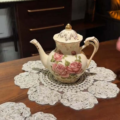 Round Floral Non Slip Placemat