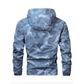 Men's Camouflage Hooded Jacket with Multi-Pocket