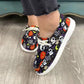 Women's Halloween Funny Print Shoes