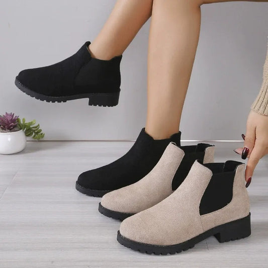 Women's Chunky Heel Ankle Boots