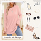 Women's Casual Long Sleeve Round Neck Top
