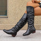 Women’s Slouchy Pleated High Boots