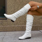 Women’s Slouchy Pleated High Boots