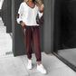Color-Block Pullover Hoodie & Jogger Pants Set