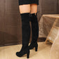 💗LAST DAY PROMOTION - 50%OFF💗Elegant Faux Suede Over The Knee Boots